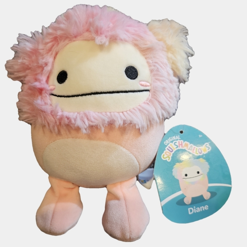 Squishmallows 5 Inch Diane The Peach Bigfoot Plush Toy NWT